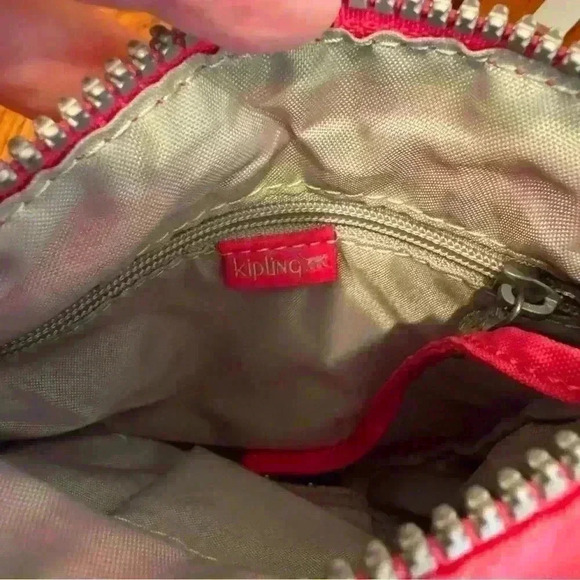 Kipling Mini, Multipocket Crossbody, Pink, 7” W x 7” D - Picture 5 of 9